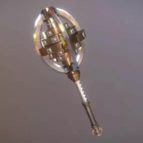 Sci-fi Weapon Divine Mace 3d model