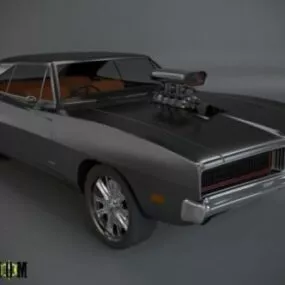 Dodge 69 Car 3d model