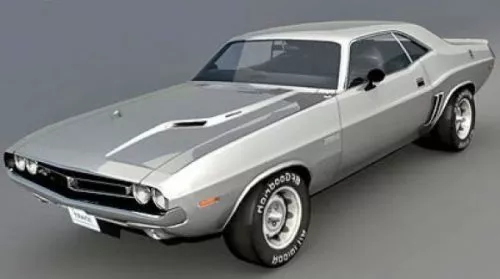 Dodge Challenger 1971 Vintage Car 3d model Dodge Challenger 1971 Vintage Car 3d model