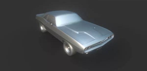 Vehicle Dodge Challenger Car 3d model Vehicle Dodge Challenger Car 3d model