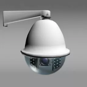 Wall Mount Cctv Camera 3d model