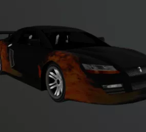 Dominator Coupe Car 3d model