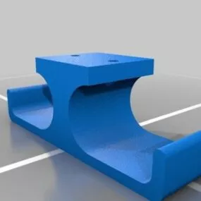 Double Headphones Hanger Printable 3d model