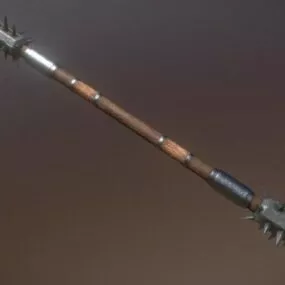 Double Sided Mace Weapon 3d model