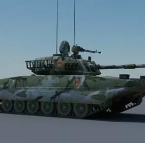 Type-99 Dragon Lance Tank Weapon 3d model