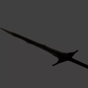 Dragonbone Sword Weapon 3d model