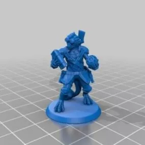 Dragonborn Artificer Character 3d model