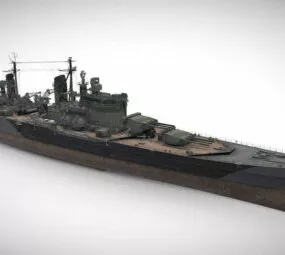 Drake British Heavy Cruiser 3d model