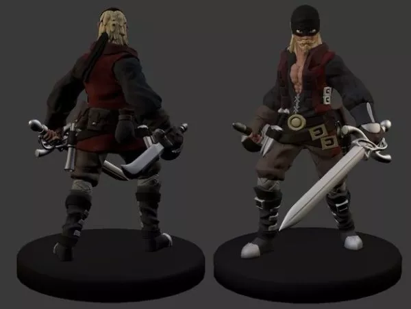 Dread Pirate Sculpt 3d model Dread Pirate Sculpt 3d model