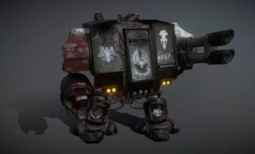 Dreadnought Raven Guard Character 3d model Dreadnought Raven Guard Character 3d model