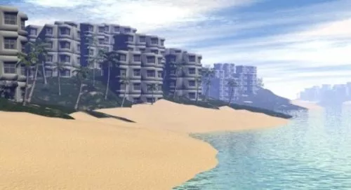 Sea Terrain Island 2 3d model