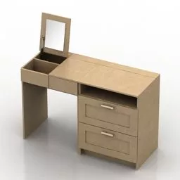 Dressing Table Brimnes Ikea 3d model