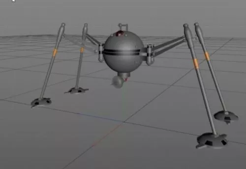 Droid Robot Modular 3d model