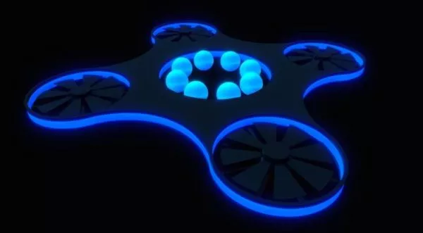 Futuristic Drone, Dragonfly Bot 3d model