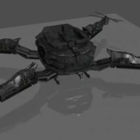 Quad Drone Design 3d model