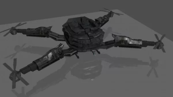 Scifi Escape Pod 3d model