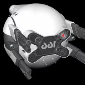Drone Sci-fi Design 3d model