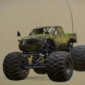 Drunk Monster Truckvehicle 3d model