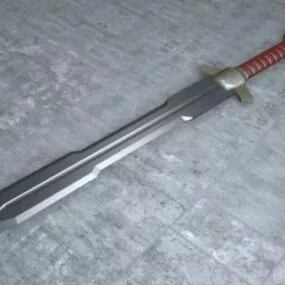 Dwarf Sword Weapon 3d model