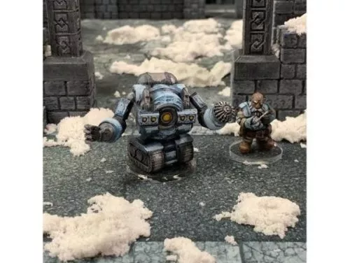 Dwarven Mining Robot Character 3d model Dwarven Mining Robot Character 3d model