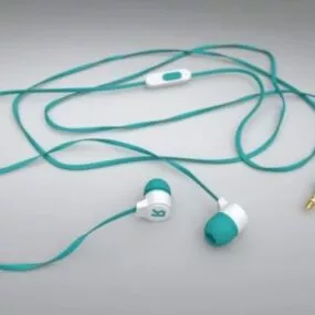 Young Fashion Earphones 3d model