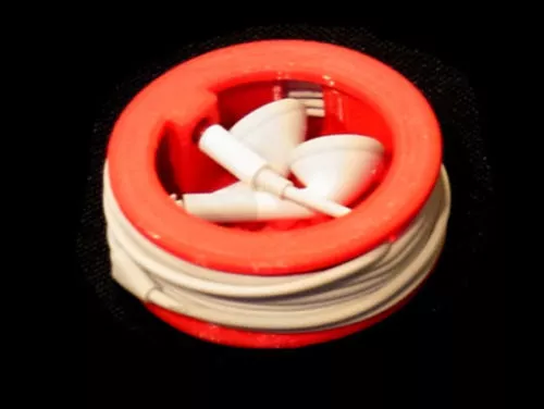 Earplug Cable Tidy Printable 3d model Earplug Cable Tidy Printable 3d model
