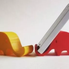 Elephant Phone Holder Printable 3d model