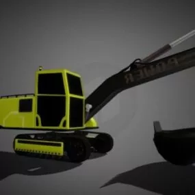 Heavy Excavator Industry 3d model