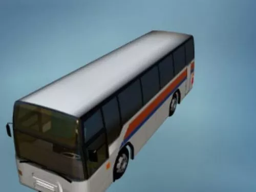Western Bus Vehicle 3d model Western Bus Vehicle 3d model