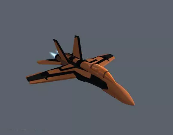 Aircraft F18 Custom 3d model Aircraft F18 Custom 3d model