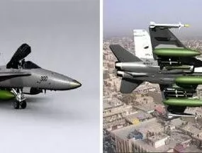 F-18 Super Hornet Fighter 3d model