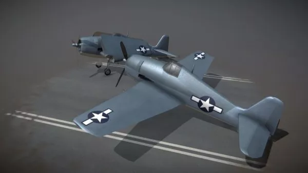F6f Aircraft 3d model F6f Aircraft 3d model