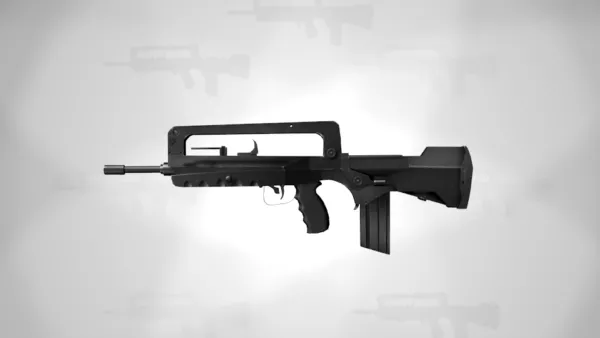 Classic Ak47 Rifle 3d model