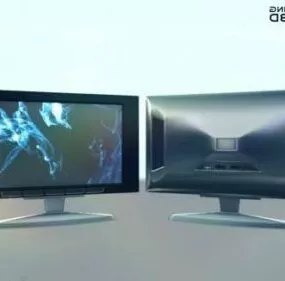 Flat Tv Screen 3d model