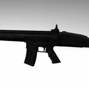Weapon Gun Scar 3d model