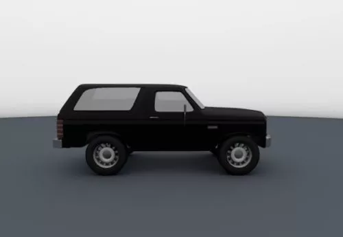 Lowpoly Car Ford Bronco 3d model Lowpoly Car Ford Bronco 3d model