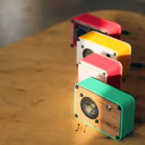 Printable Fab Ghetto Blaster Speaker 3d model