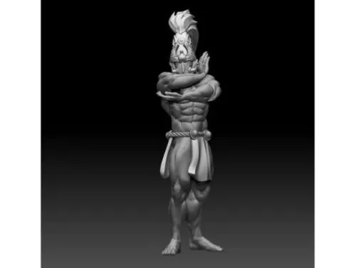 Custard Guardian Game Character 3d model Custard Guardian Game Character 3d model