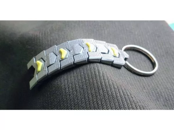 Printable Belt Keychain 3d model Printable Belt Keychain 3d model