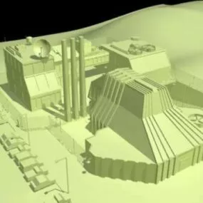 Factory Complex Building 3d model