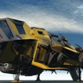 Falcon Rescue Ship 3d model