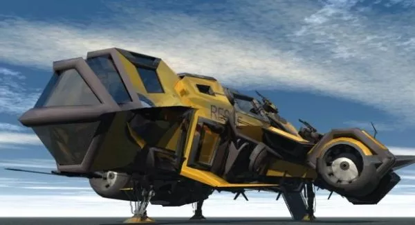 Scifi Escape Pod 3d model