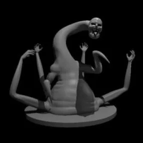 False Hydra Character Printable 3d model