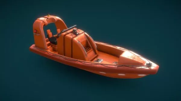 Small Sailing Ship 3d model