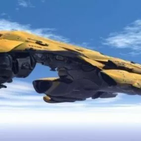 Federation Battle Cruiser Spaceship 3d model
