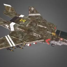 Strike Fighter F79g Aircraft 3d model