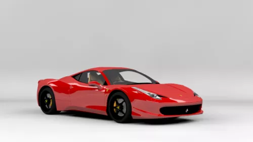Super Ferrari 458 Italia Car 3d model Super Ferrari 458 Italia Car 3d model