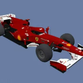 Ferrari F1 Racing Car Concept 3d model