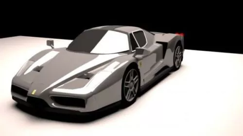 Red Ferrari 360 Modena 3d model