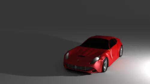 Red Ferrari Car F12 3d model Red Ferrari Car F12 3d model